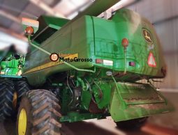 COLHEITADEIRA JOHN DEERE STS 9670 30 PÉS CARACOL completo