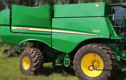 COLHEITADEIRA JOHN DEERE S550 30 PES CARACOL completo