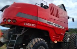 COLHEITADEIRA MASSEY FERGUSON 6690 – 35 PÉS DRAPPER completo