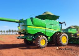 COLHEITADEIRA JOHN DEERE S680 – 40 PES DRAPPER completo