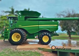 COLHEITADEIRA JOHN DEERE S-680 – 40 PES DRAPPER completo