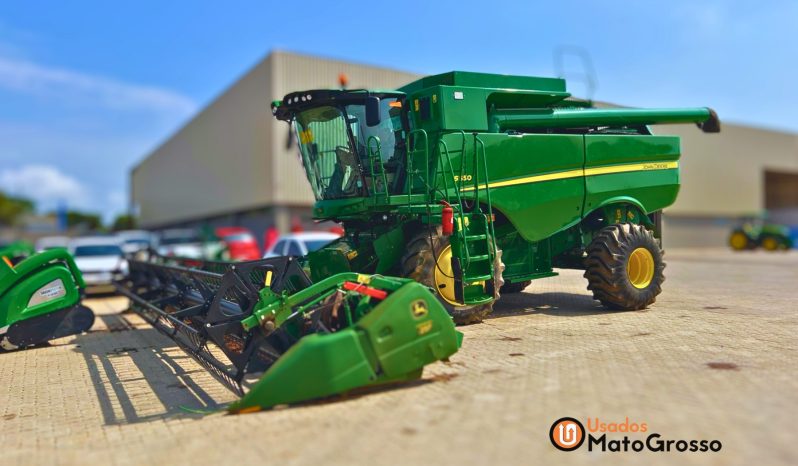 COLHEITADEIRA JOHN DEERE S-550 – 25 PES CARACOL completo