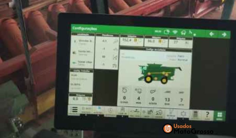 COLHEITADEIRA JOHN DEERE S780 – 45 PES DRAPPER COM PILOTO E GPS 7000 POWER CAST completo