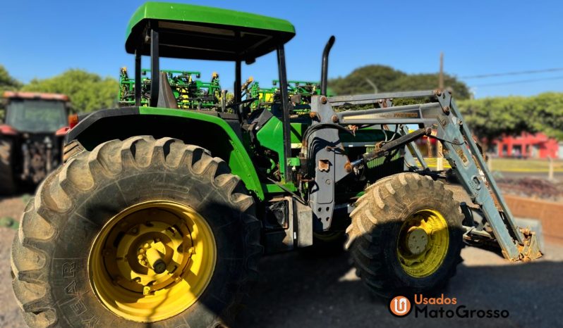 TRATOR JOHN DEERE 7505 – COM CONCHA/ LAMINA E PALETEIRA completo