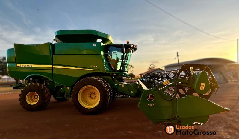 COLHEITADEIRA JOHN DEERE S660 – 35 PES CARACOL (PREPARADA PARA PILOTO) completo