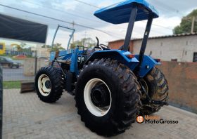 TRATOR NEW HOLLAND TS-6040 – PNEU BALÃO, LAMINA E PROTEÇÃO MOTOR