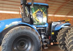 TRATOR NEW HOLLAND T9-450 – COM PILOTO, RODADO DUPLO TRASEIRO E DIANTEIRO completo