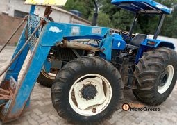 TRATOR NEW HOLLAND 7630 – PNEU BALÃO, LAMINA E PROTEÇÃO DE MOTOR completo