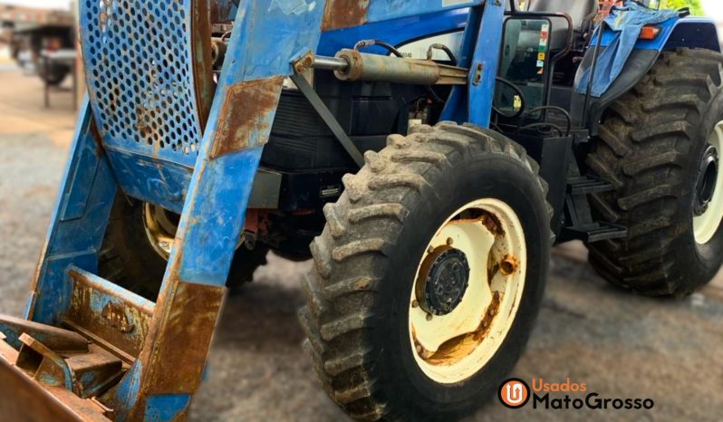 TRATOR NEW HOLLAND 7630 – PNEU BALÃO, LAMINA E PROTEÇÃO DE MOTOR completo