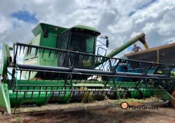 COLHEITADEIRA JOHN DEERE 1450 – 19 PES CARACOL completo