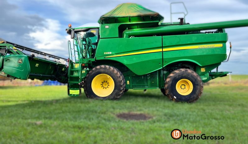 COLHEITADEIRA JOHN DEERE  S660 – 30 PES CARACOL SEM PILOTO, TRANSMISSÃO MECÂNICA completo