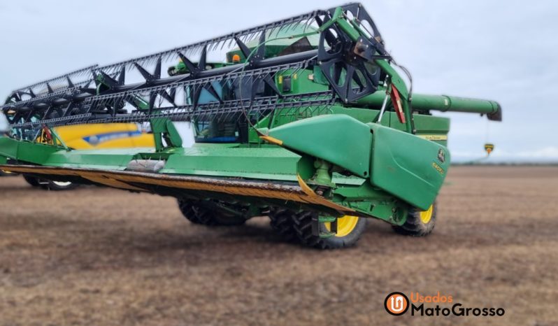 COLHEITADEIRA DE GRÃOS JOHN DEERE S670 – 40 PES DRAPPER COM PILOTO, RECEPTOR STAR FIRE 3000 completo