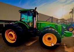 TRATOR JOHN DEERE 8335R – COM PILOTO E GPS, FILIPADO DIANTEIRO/ TRASEIRO completo