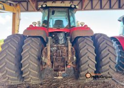 TRATOR MASSEY FERGUSON 7725 C/PILOTO E GPS DUAL TRASEIRO CAMBIO DYNA 6 completo